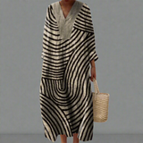 CASSIDY | ROBE GÉOMÉTRIQUE ÉLÉGANTE