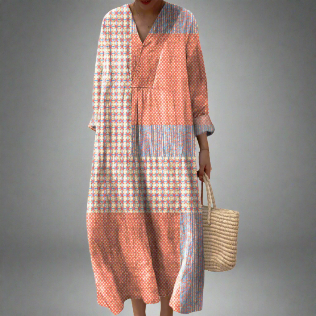 JORDYN | ROBE GÉOMÉTRIQUE ÉLÉGANTE