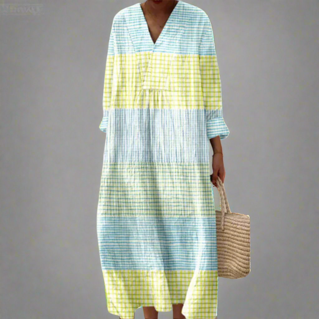 KAITLYN | ROBE GÉOMÉTRIQUE ÉLÉGANTE