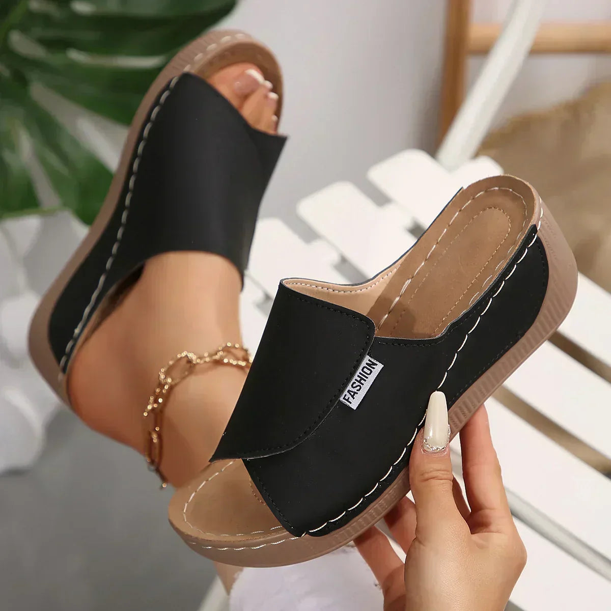 Rumi - Sandales Orthopédiques à Talon Wedge