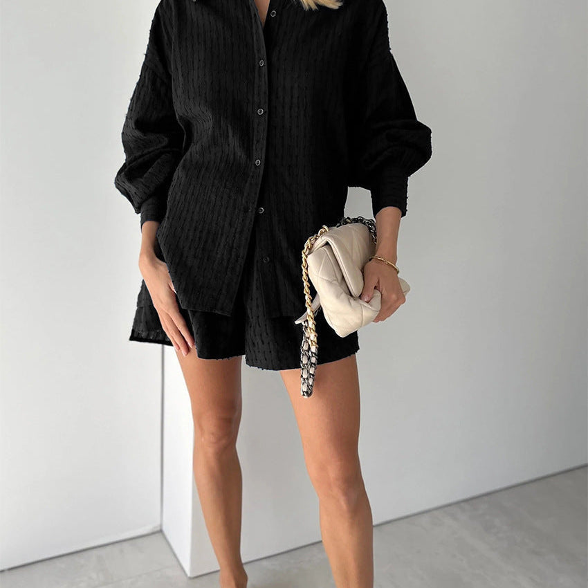 Elizabeth - Ensemble Chemise et Shorts Léger
