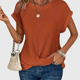 Isa™ | Blouse Élégante avec Col Rond