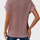 Isa™ | Blouse Élégante avec Col Rond
