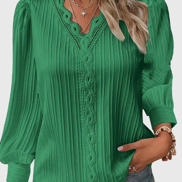 Andrea™ | Blouse Pullover Élégante
