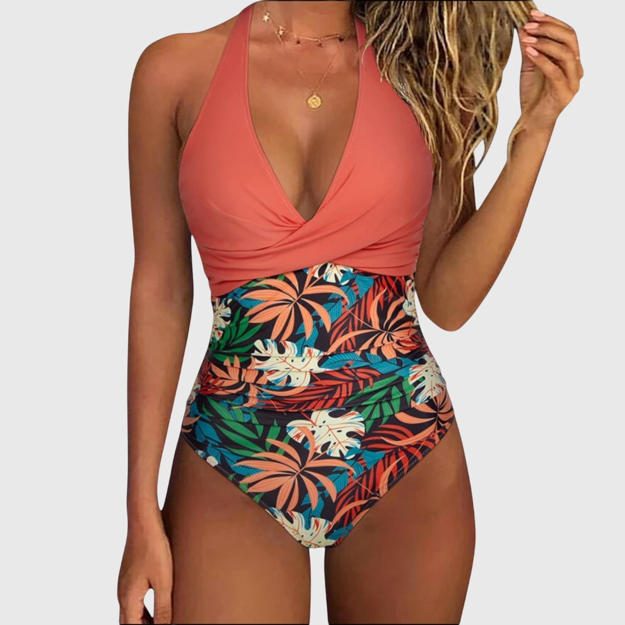 Florence - Maillot de bain élégant pour femmes avec décolleté en V