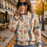 Camila - Cardigan à Fleurs de Grimpante