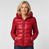 Lieke | Veste intermédiaire, rouge foncé