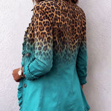 Dominique | Blazer Ombre Léopard