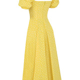 Aviana - Robe à Manches Bouffantes Bloom