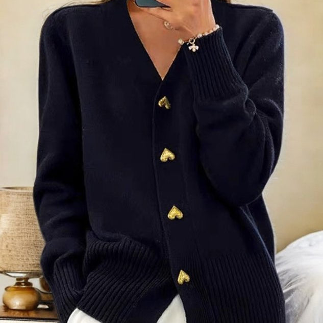 Amy | Cardigan Élégant en Maille