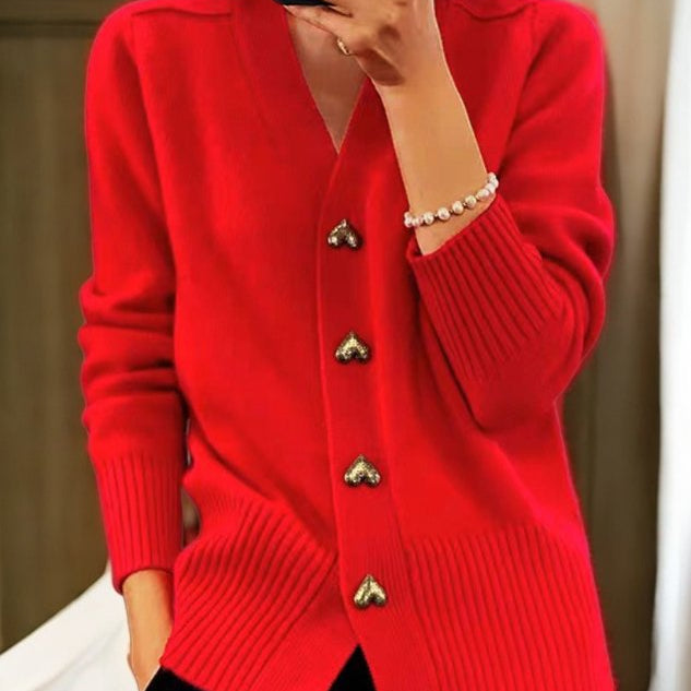 Amy | Cardigan Élégant en Maille