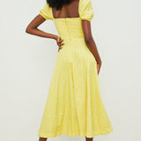 Aviana - Robe à Manches Bouffantes Bloom