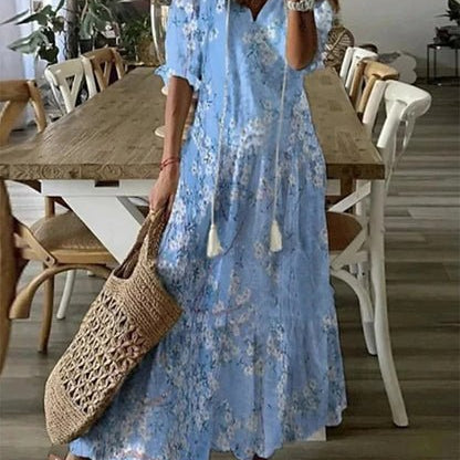 LUNA | ROBE MIDI DE STYLE BOHO SANS EFFORT