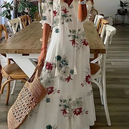 Michaela - Robe Boho avec Couverture du Ventre